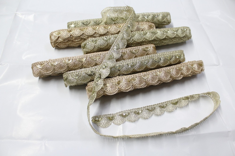 embroidery & Sequence lace
