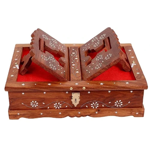 Wooden Quaran Rehal Book Stand