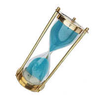 Brass Sand Timer/brass Hourglass/sand Clock/nautical Sand Timer - Color: Golden