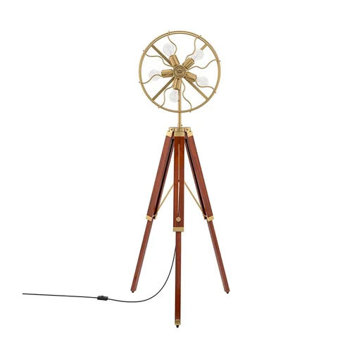 Antique Tripod Floor Lamp