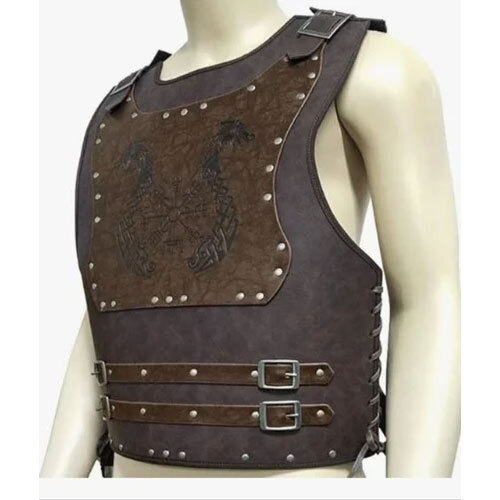 Viking Warrior PU Leather Chest Armor