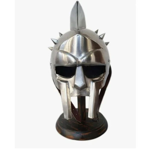 मध्यकालीन मैक्सिमस डेसिमस मेरिडियस ग्लेडियेटर आर्मर हेल्मेट