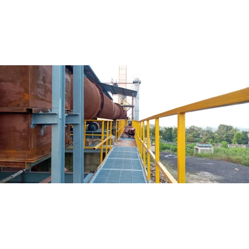 Calcination Rotary Kiln - Material: Mild Steel
