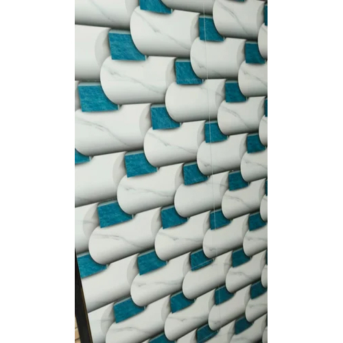 Glossy Vitrified Floor Tiles - Color: Multicolor