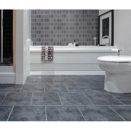 Premium Quality Bathroom Floor Tile - Ceramic, 1x1 Feet (300x300 mm), Multicolor, Matt Finish, Wear-Resistant, 5-9 mm Thickness
