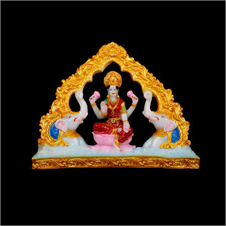 फाइबर देवी लक्ष्मी प्रतिमा