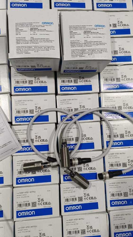 OMRON PROXIMITY SENSOR 10 TO 30 VDC, E2EF-X7D1-M1TGJ