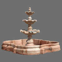 Pink Marble Water Fountain