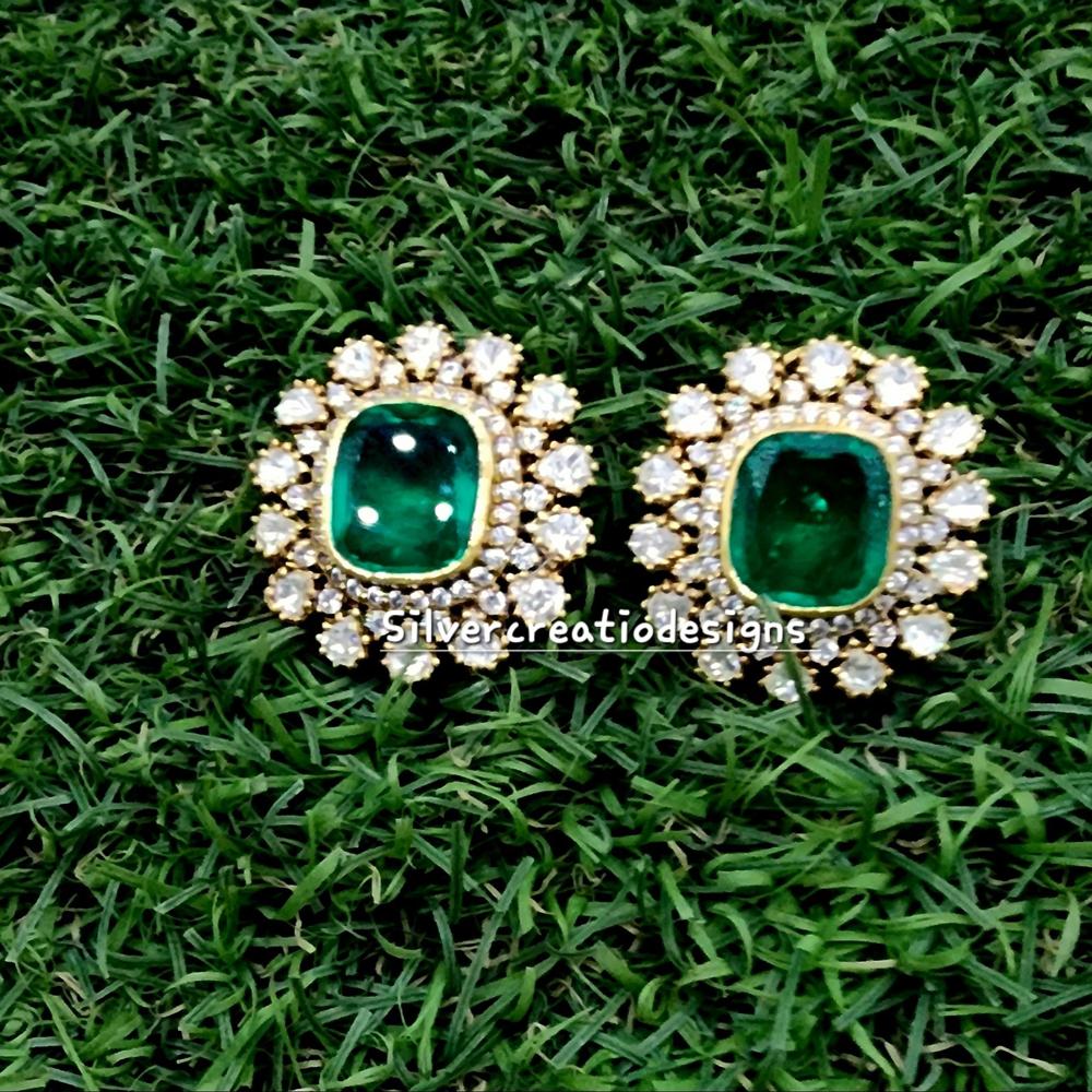 Emerald Stud Earring