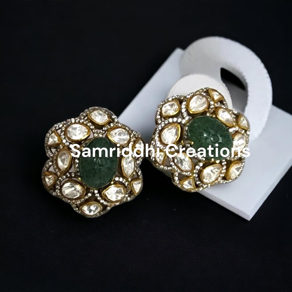 Polki Stud Earrings