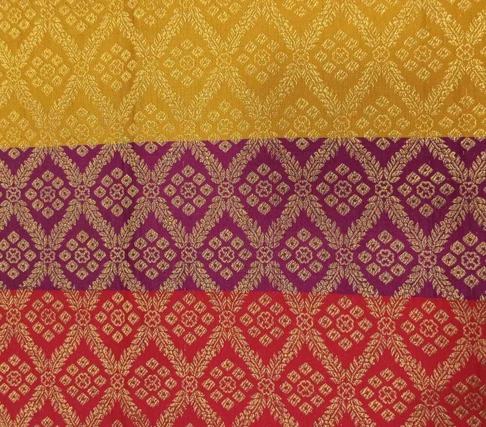 Banarasi Brocade Fabrics - Attributes: Stain & Wrinkle Resistant