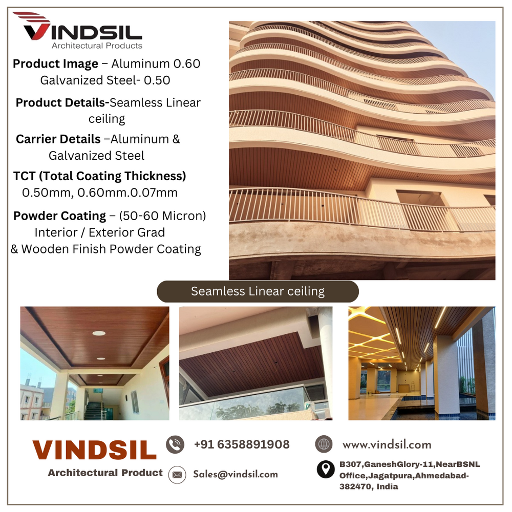 Wood Look Baffle Ceiling - Application: Residential & Commercial