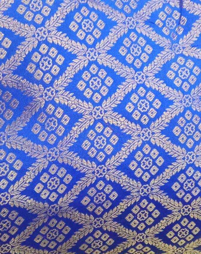 Banarasi Brocade Fabrics - Attributes: Stain & Wrinkle Resistant