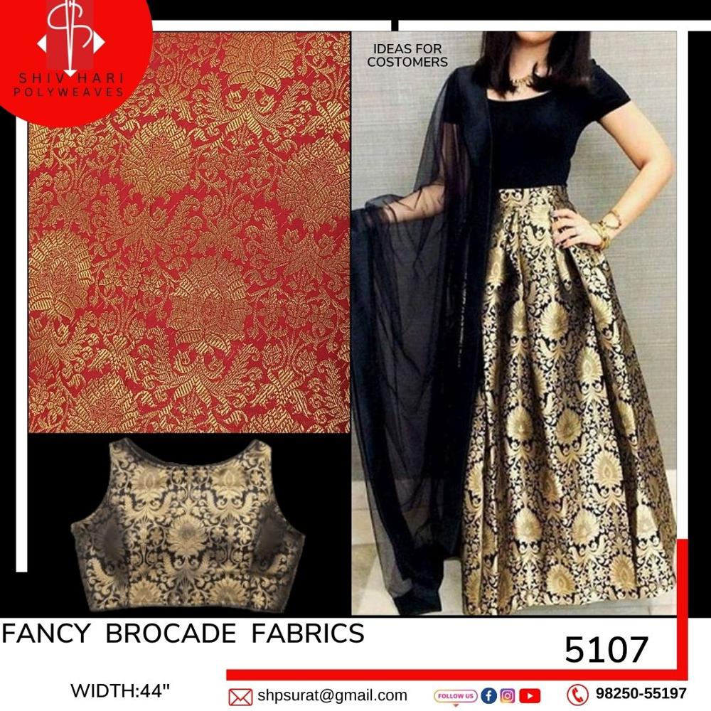 Brocade Fabrics - Application: Garments
