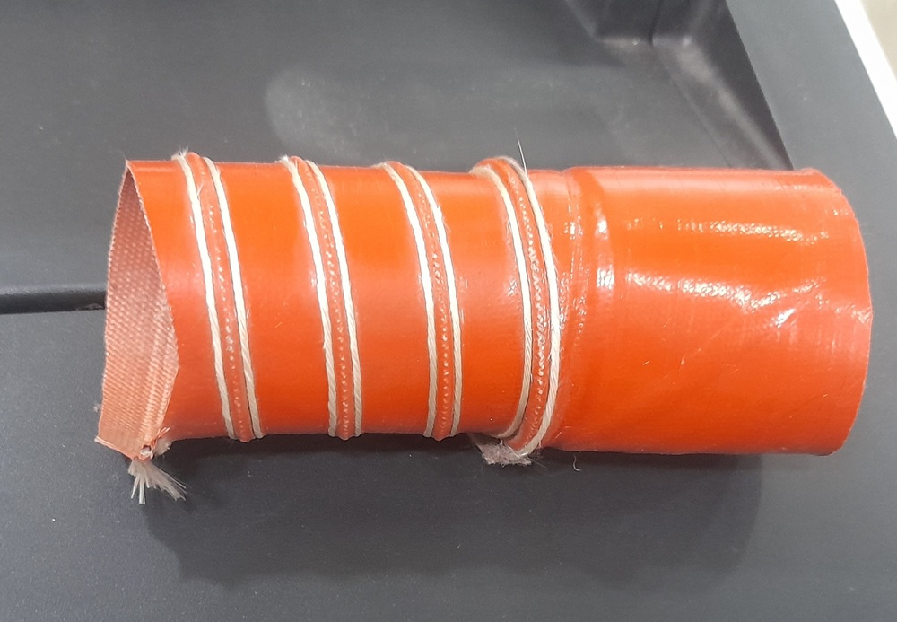 Silicone Hose - 2/3ply Red Silicone With Glass Fibre & Steel Wire Helix, 38 To 300mm Diameter, -50 To +310â°c, 4 To 6m Lengths, Round Shape