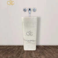 Italian Statuario Marble Wash Basin