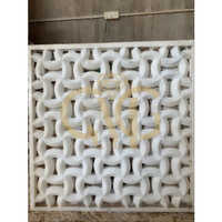 Marble Stone Jali - Color: White