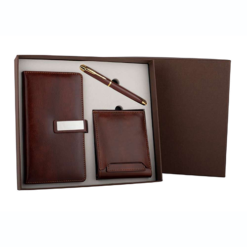 A6 Note Book with Wallet, Pen with Matching Box