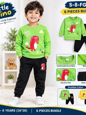 Infant Baby Full Sleeve T-Shirt And Lower - Design: Attractive