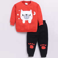 Boy Printed Full Sleeve T-Shirt And Lower Set