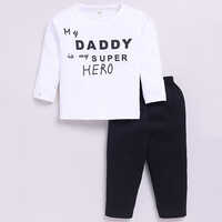Boy Printed Full Sleeve T-Shirt And Lower Set