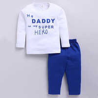 Boy Printed Full Sleeve T-Shirt And Lower Set