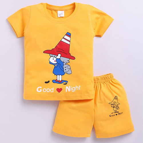 Boy Printed T-Shirt And Shots Set