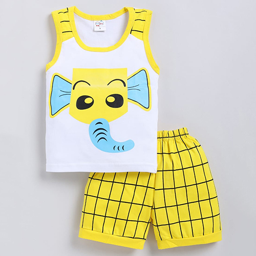 Kids Half  Sleeve  Baba Suit Set