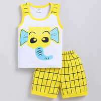Kids Half  Sleeve  Baba Suit Set