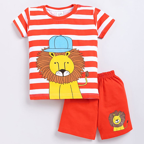 Kids Half  Sleeve  Baba Suit Set