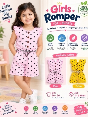 Girls Jump Suit - Color: Different Available
