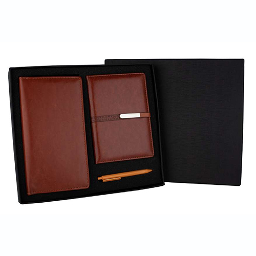 A5 Note Book (NB43), Cheque Book, Pen with Matching Box