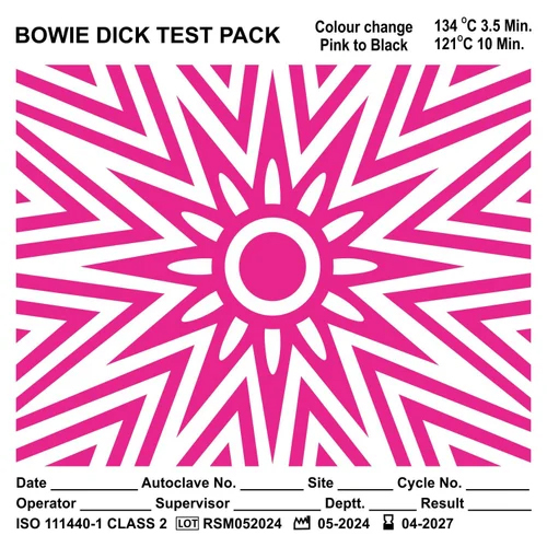 Bowie Dick Test Pack