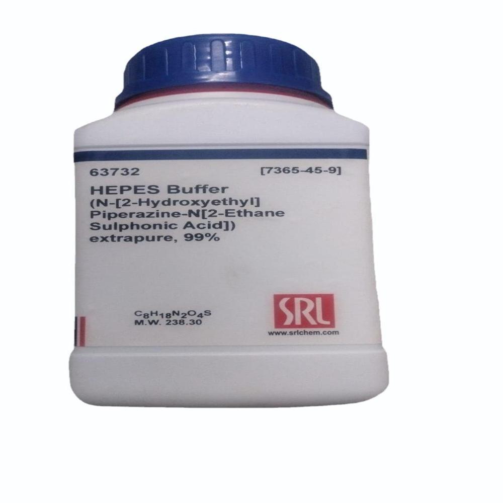 Hepes Buffer Extrapure, 99 - Packaging Type: Plastic Bottle