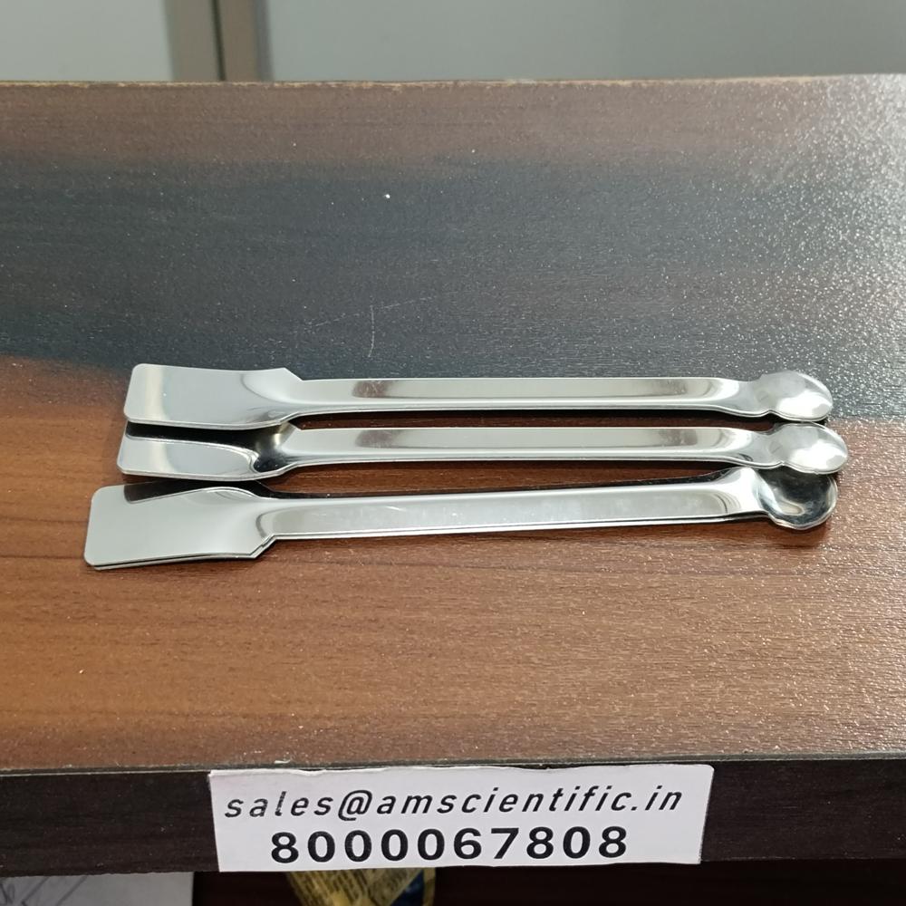 Spatula Ended Spoon - Color: White