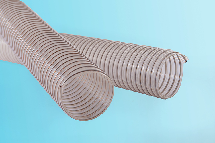Antistatic Polyurethane Hose - 32mm To 600mm Diameter, Transparent, 5-10 Meter Length | Superb Tear Strength, Chemical Resistance, Ideal For Fume Removal And Abrasive Particles