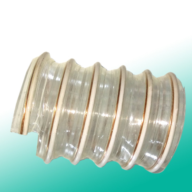 Antistatic Polyurethane Hose - 32mm To 600mm Diameter, Transparent, 5-10 Meter Length | Superb Tear Strength, Chemical Resistance, Ideal For Fume Removal And Abrasive Particles