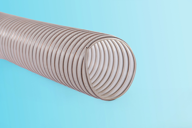 Antistatic Polyurethane Hose - 32mm To 600mm Diameter, Transparent, 5-10 Meter Length | Superb Tear Strength, Chemical Resistance, Ideal For Fume Removal And Abrasive Particles