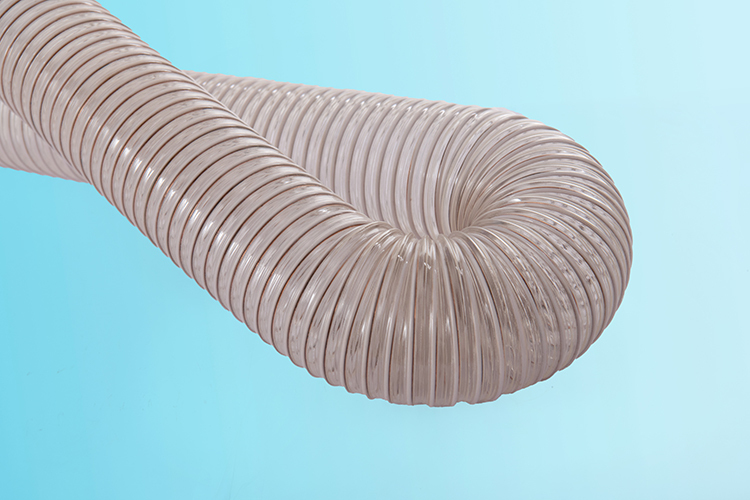 Antistatic Polyurethane Hose - 32mm To 600mm Diameter, Transparent, 5-10 Meter Length | Superb Tear Strength, Chemical Resistance, Ideal For Fume Removal And Abrasive Particles