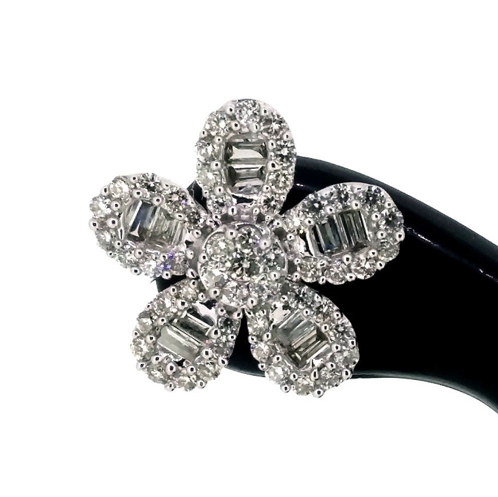White Gold Diamond Stud Earrings
