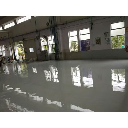 Epoxy Polyurethane Flooring Services - Epoxy Polyurethane, 2-5 Mm Thickness, Gray Color, 70 Shore D Hardness , 60 Mpa Compressive Strength For Industrial Use