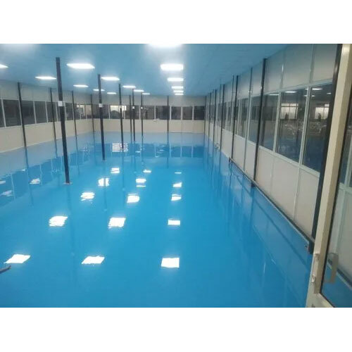Epoxy Floor Paint - 5 Gallon Pail, Blue Gloss Finish | Coverage 100 Sq Ft/gallon, Drying Time 4-6 Hours, Voc Content <50 G/l