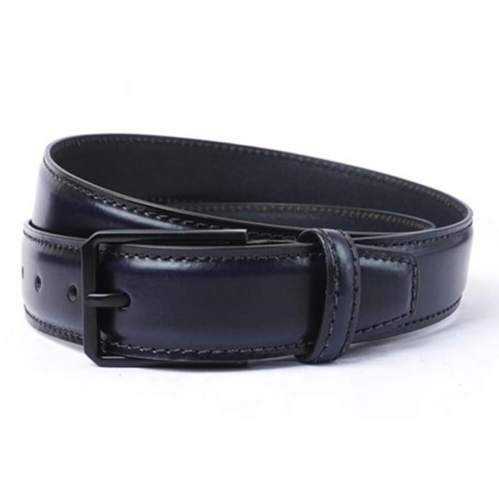 Mens Black Leather Belts - Gender: Male