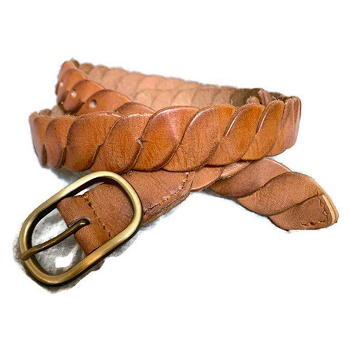 555-50 English Tan Color Cow CrustLeather Belt
