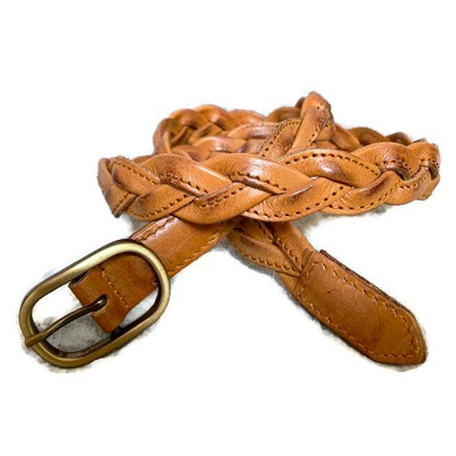 555-52 Englis Tan Color Cow CrustLeather Mens Belt