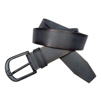 555-078 Buffalo Leather Mens Belt - Color: Black