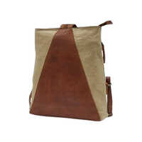 Canvas Backpack Bag - Color: Multicolor