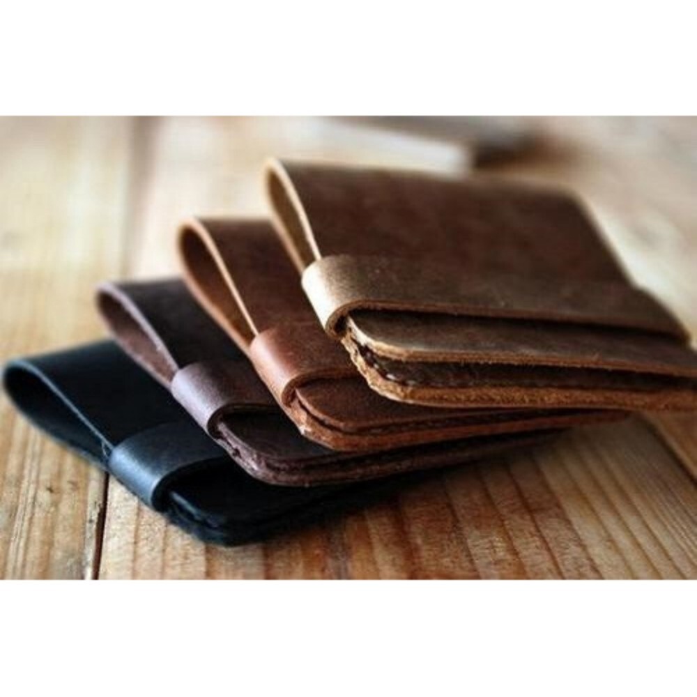 Mens Leather Wallets - Color: Multicolor