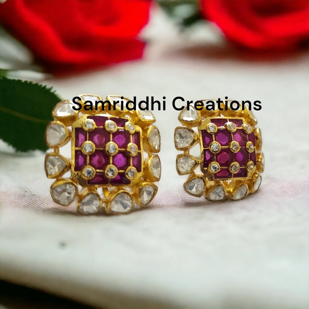 Gold Stud Earring