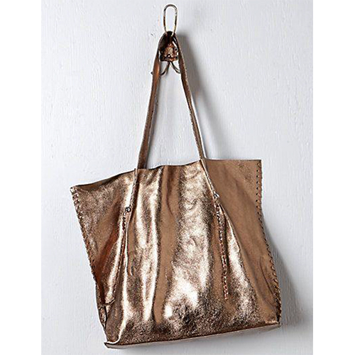 Ladies Foil Leather Bags